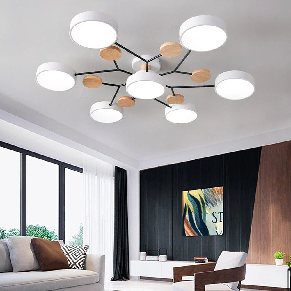 CircuLux | Plafondlamp LED Hedendaags Half-Ingebouwd in IJzer