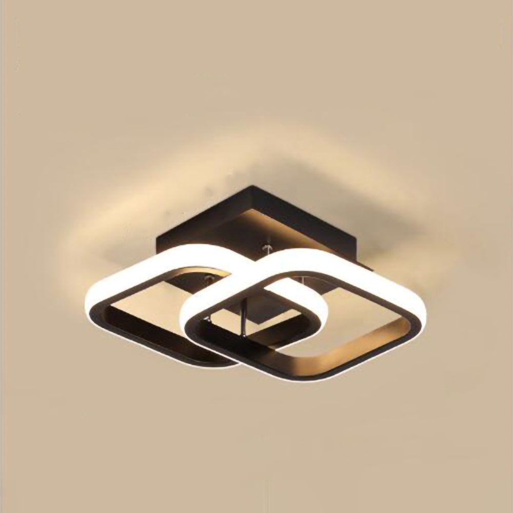 Luminairea | Moderne witte metalen LED-plafondlamp