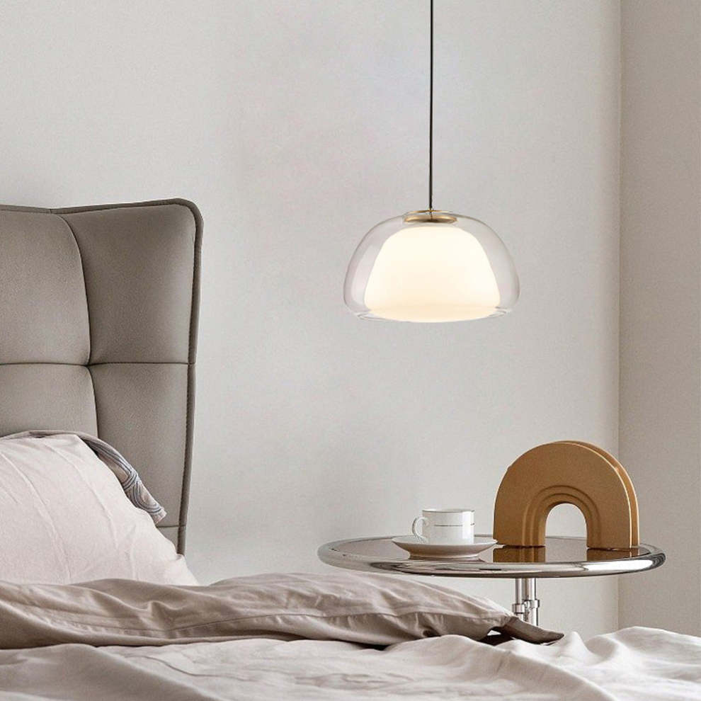 LacteaLuxe – Moderne hanglamp van melkglas
