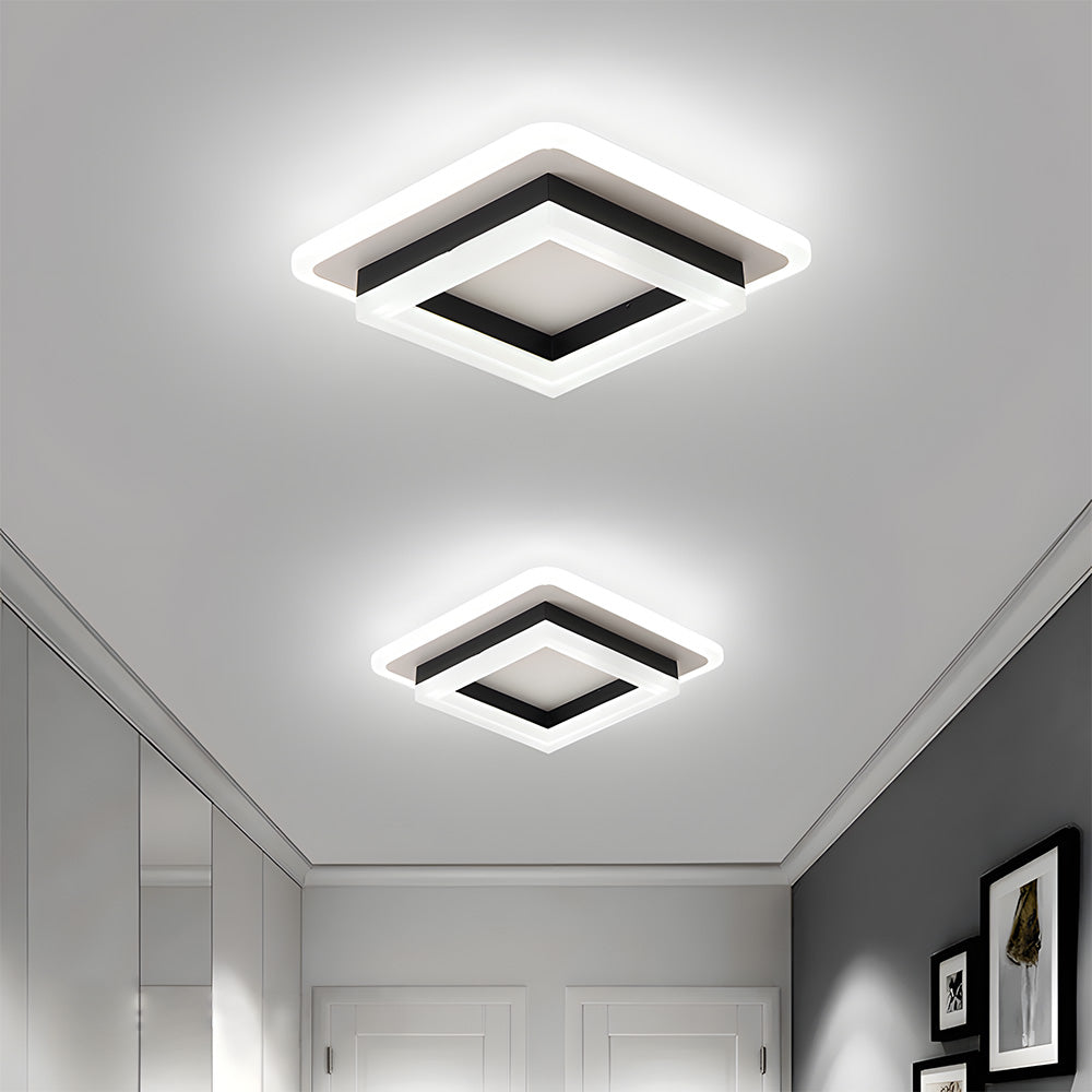 Quadralux | Moderne vierkante LED-plafondlamp voor binnengebruik
