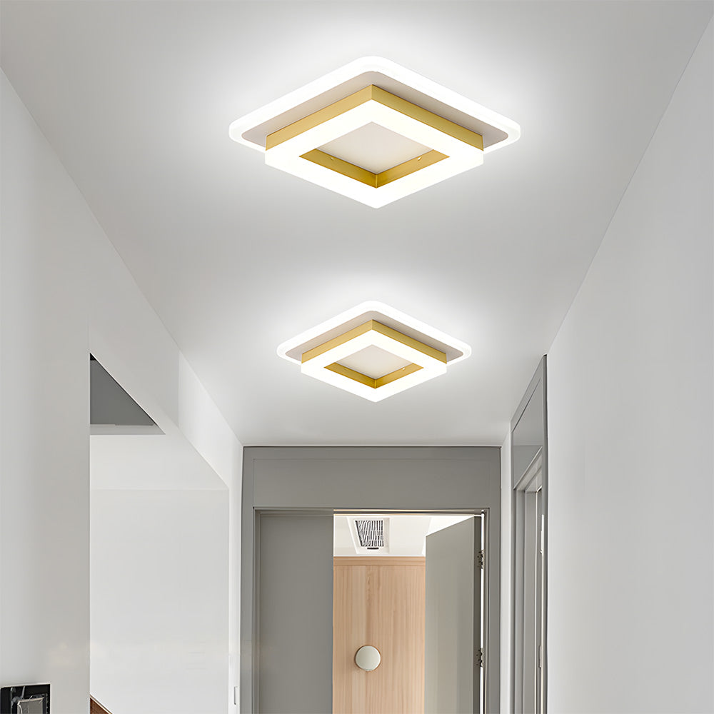 Quadralux | Moderne vierkante LED-plafondlamp voor binnengebruik