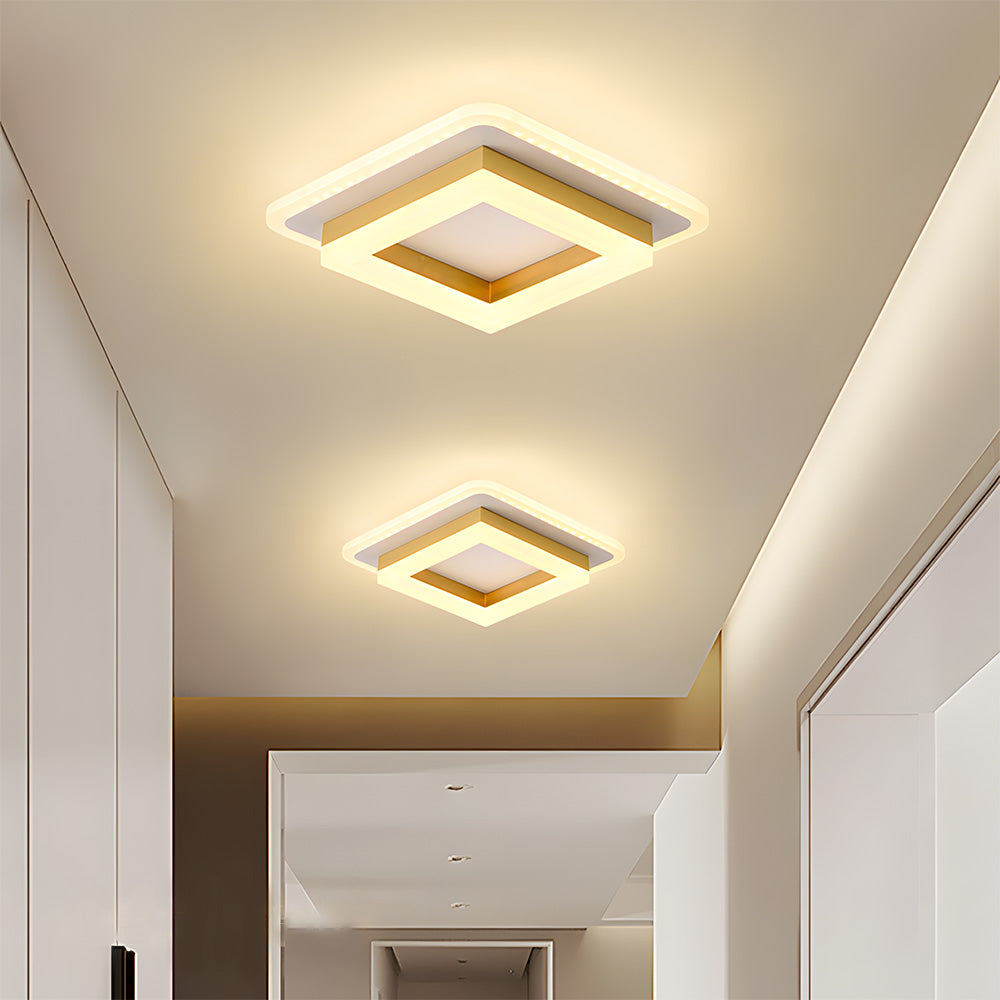 Quadralux | Moderne vierkante LED-plafondlamp voor binnengebruik