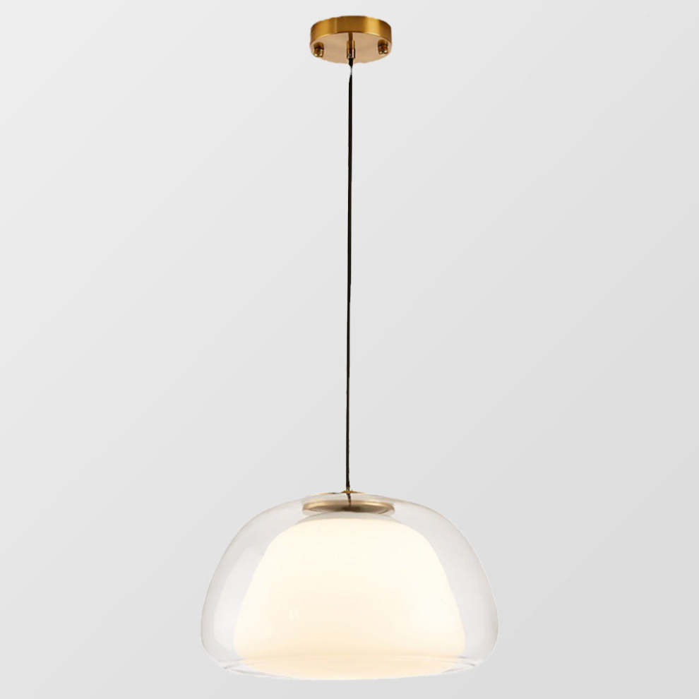 LacteaLuxe – Moderne hanglamp van melkglas