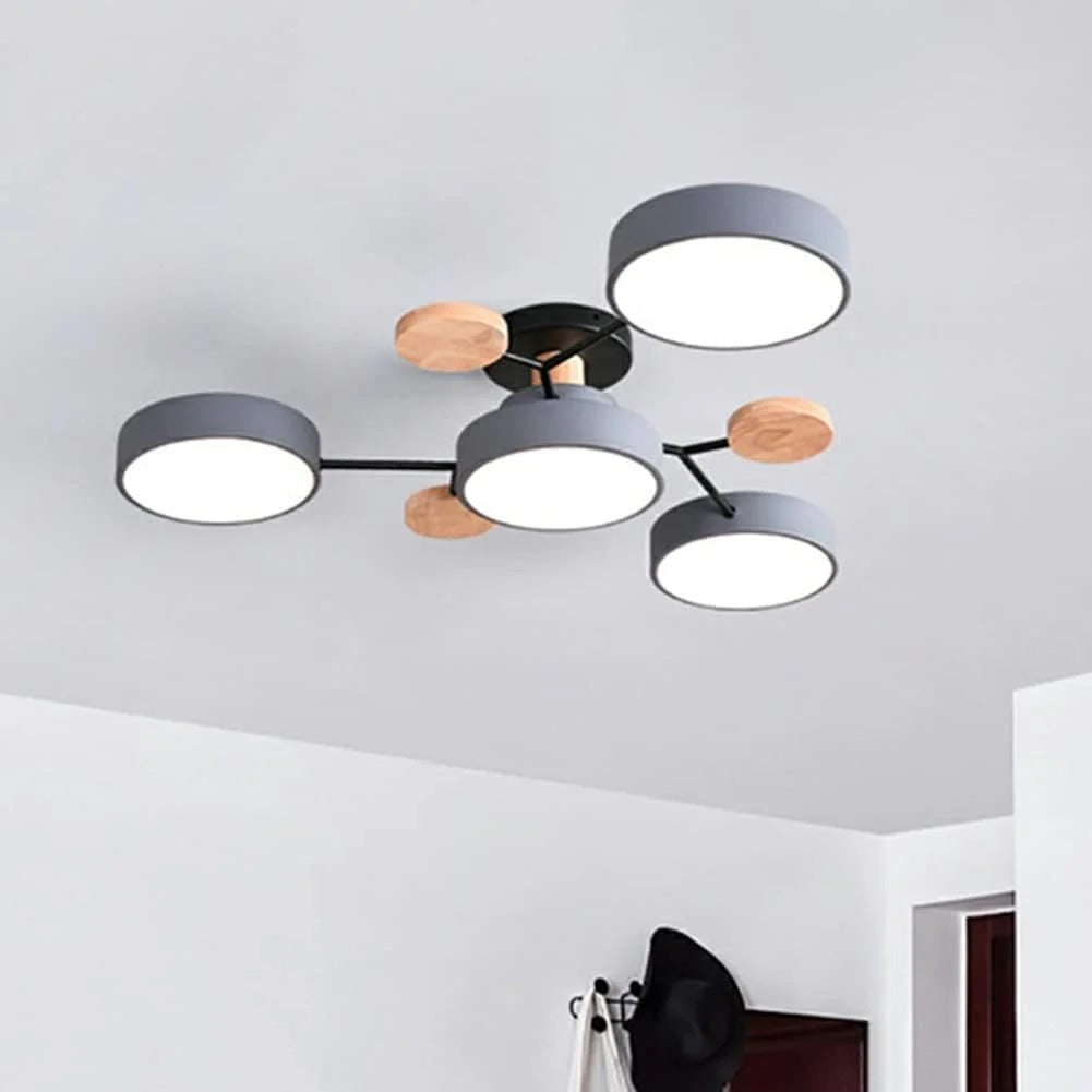 CircuLux | Plafondlamp LED Hedendaags Half-Ingebouwd in IJzer