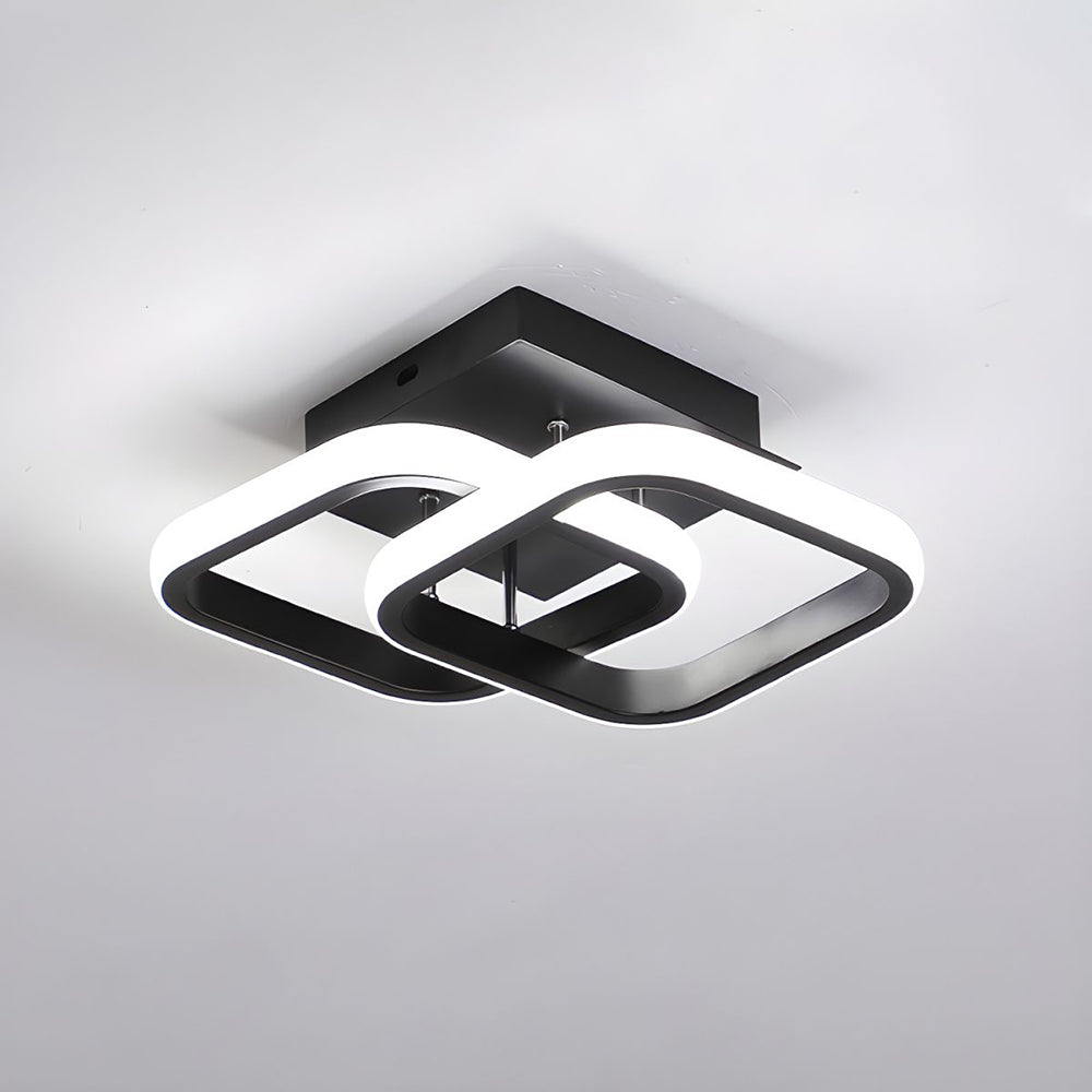 Luminairea | Moderne witte metalen LED-plafondlamp