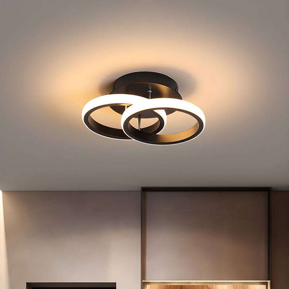 Luminairea | Moderne witte metalen LED-plafondlamp