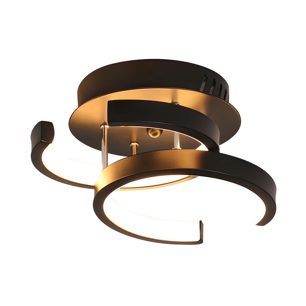 Luminairea | Moderne witte metalen LED-plafondlamp