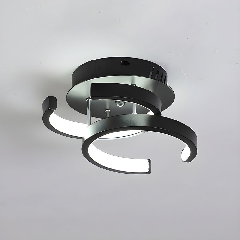 Luminairea | Moderne witte metalen LED-plafondlamp