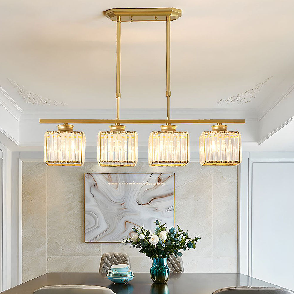 LinéaVerre | Noordse Multi-Kop Hanglamp van Glas en Metaal
