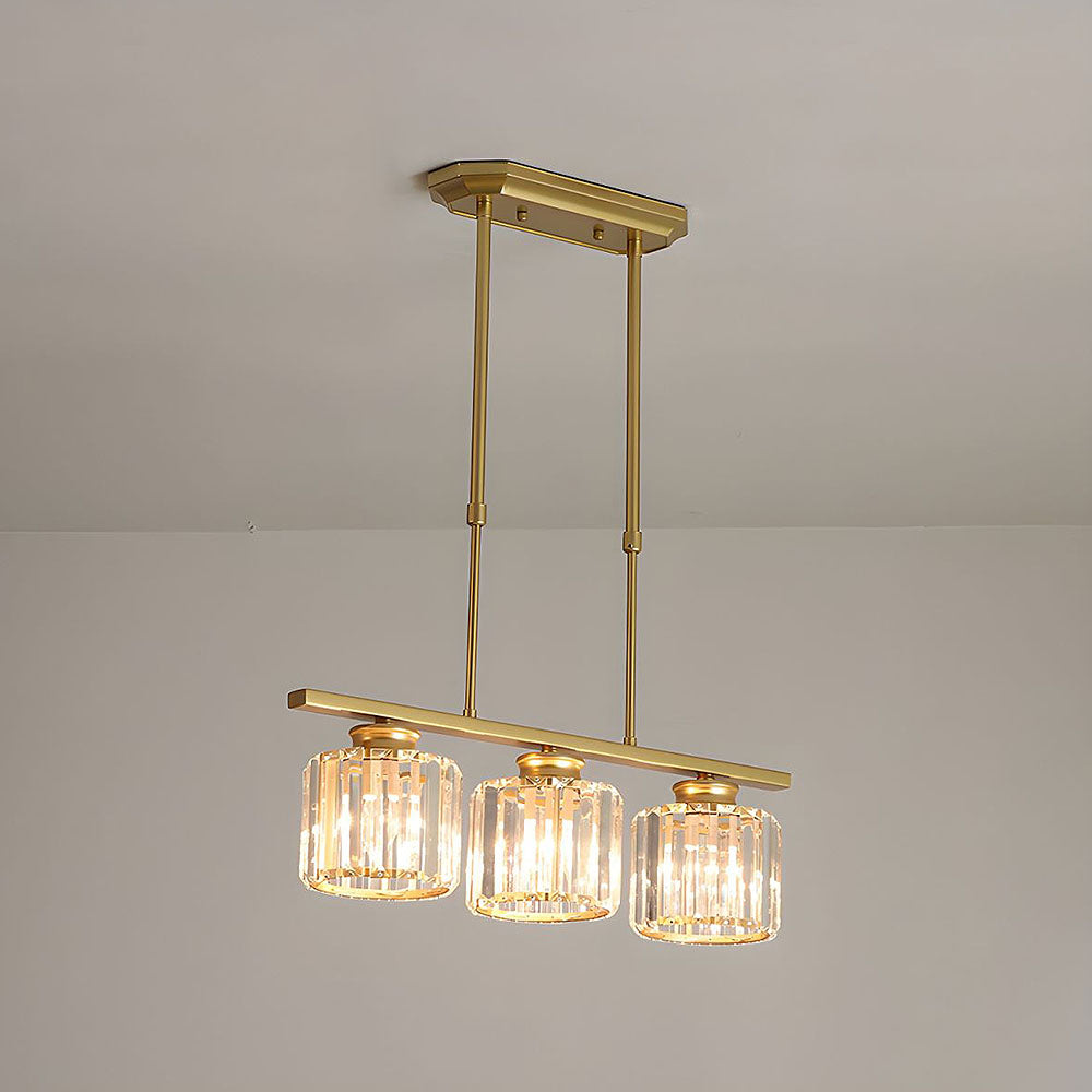 LinéaVerre | Noordse Multi-Kop Hanglamp van Glas en Metaal