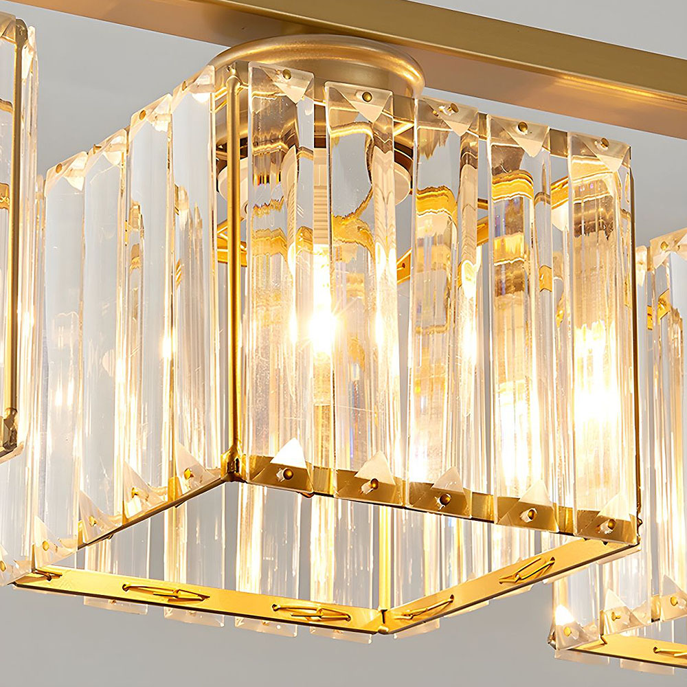 LinéaVerre | Noordse Multi-Kop Hanglamp van Glas en Metaal