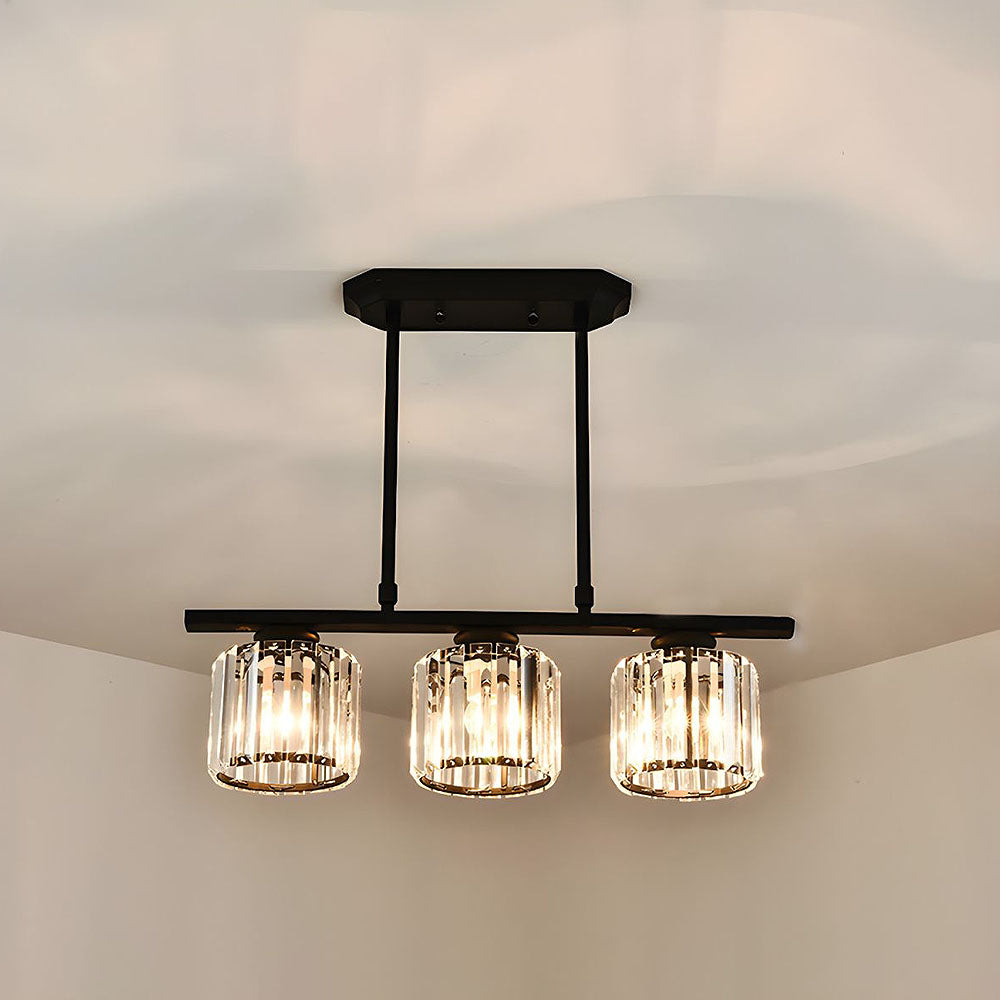 LinéaVerre | Noordse Multi-Kop Hanglamp van Glas en Metaal