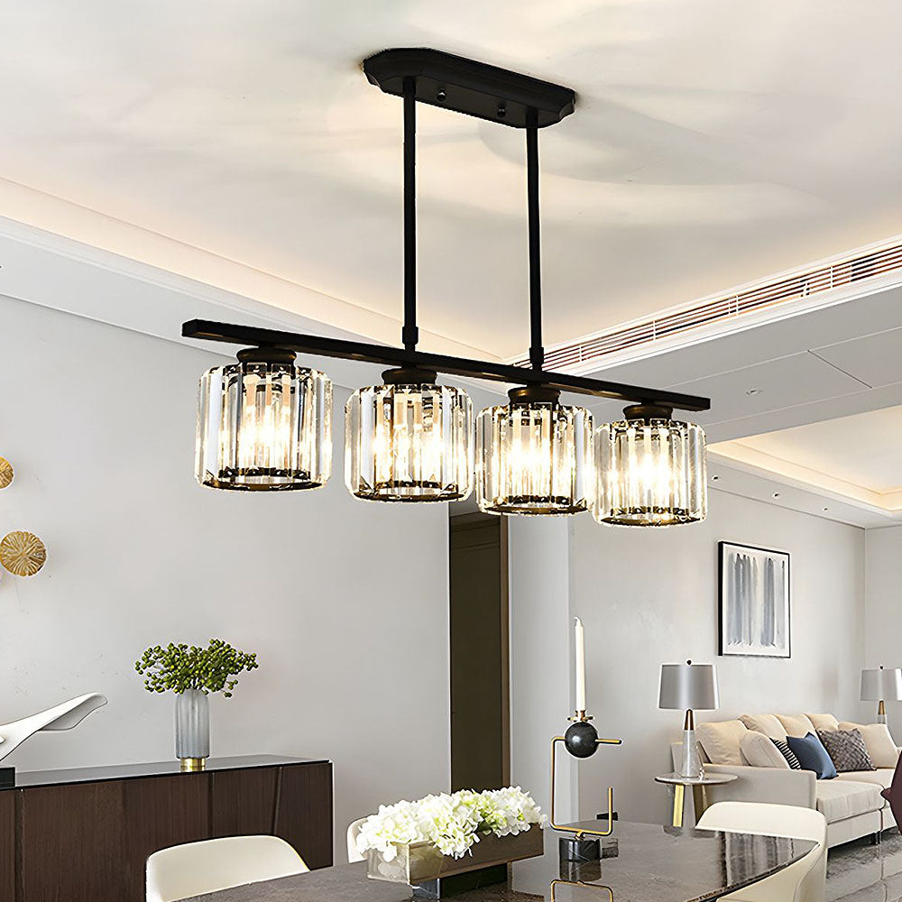 LinéaVerre | Noordse Multi-Kop Hanglamp van Glas en Metaal