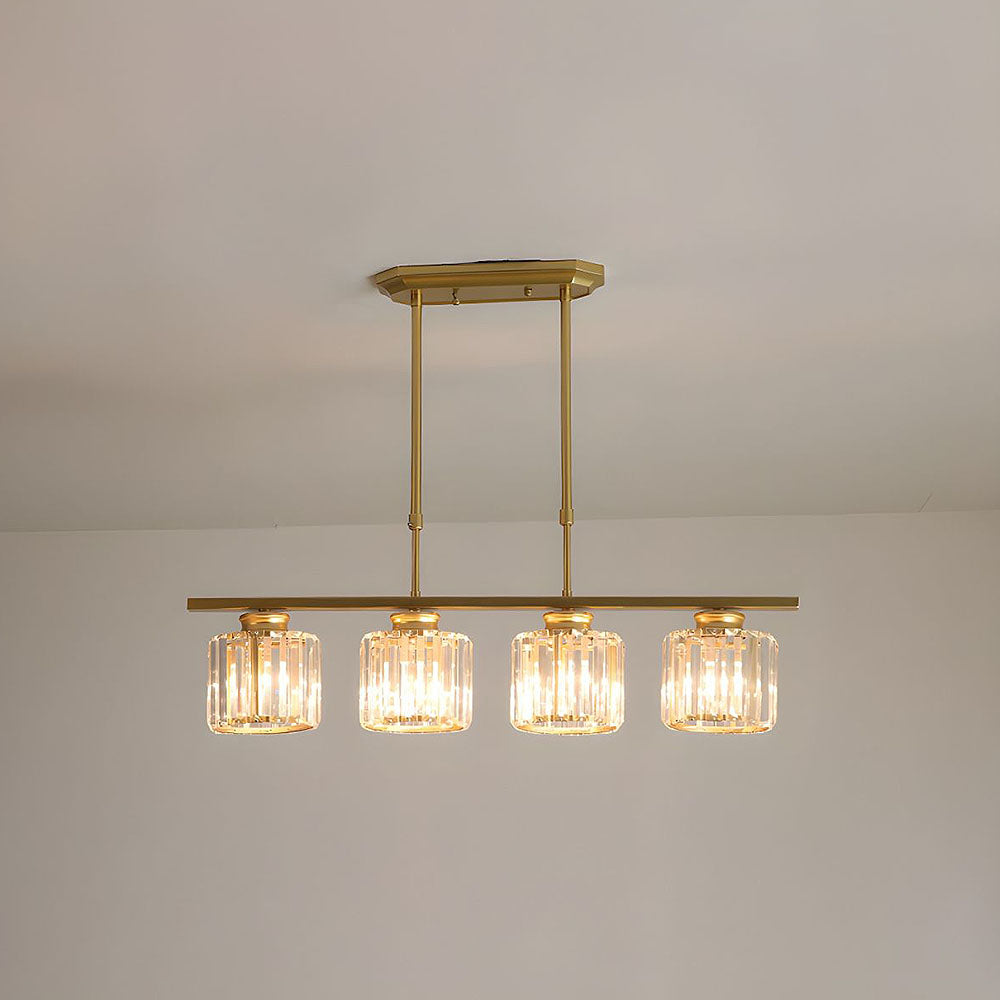 LinéaVerre | Noordse Multi-Kop Hanglamp van Glas en Metaal