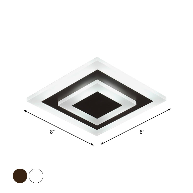 GLOVALUX CORE – Moderne LED-plafondlamp in acryl