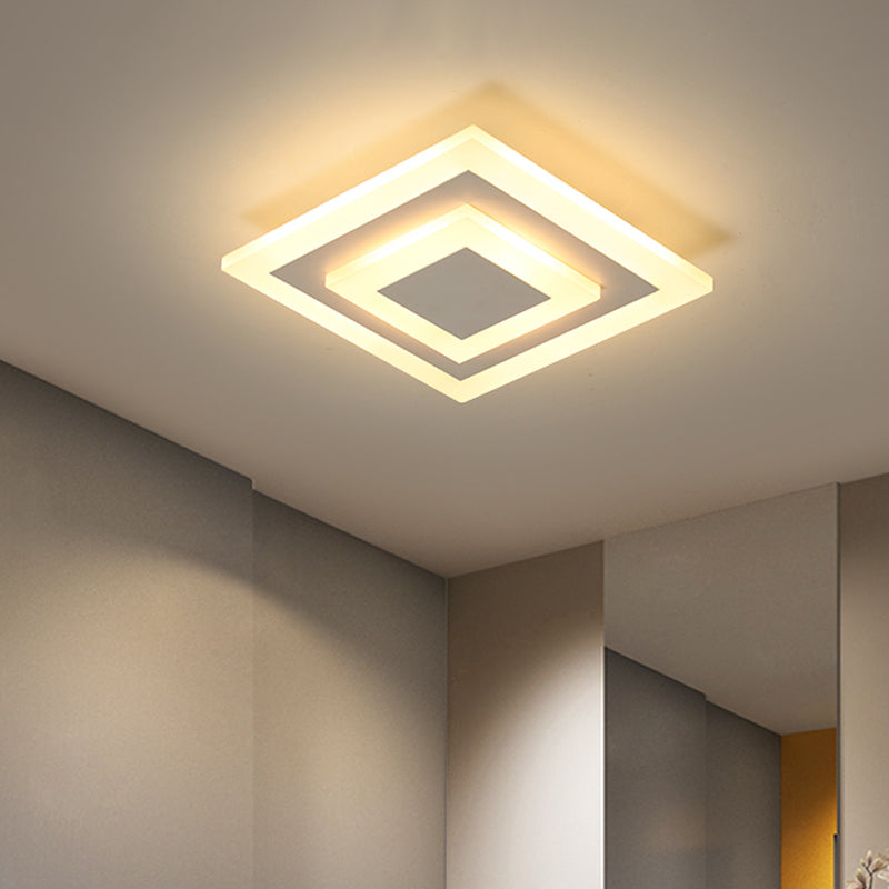 GLOVALUX CORE – Moderne LED-plafondlamp in acryl