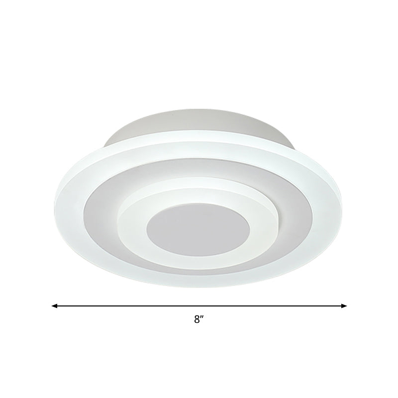 GLOVALUX CORE – Moderne LED-plafondlamp in acryl