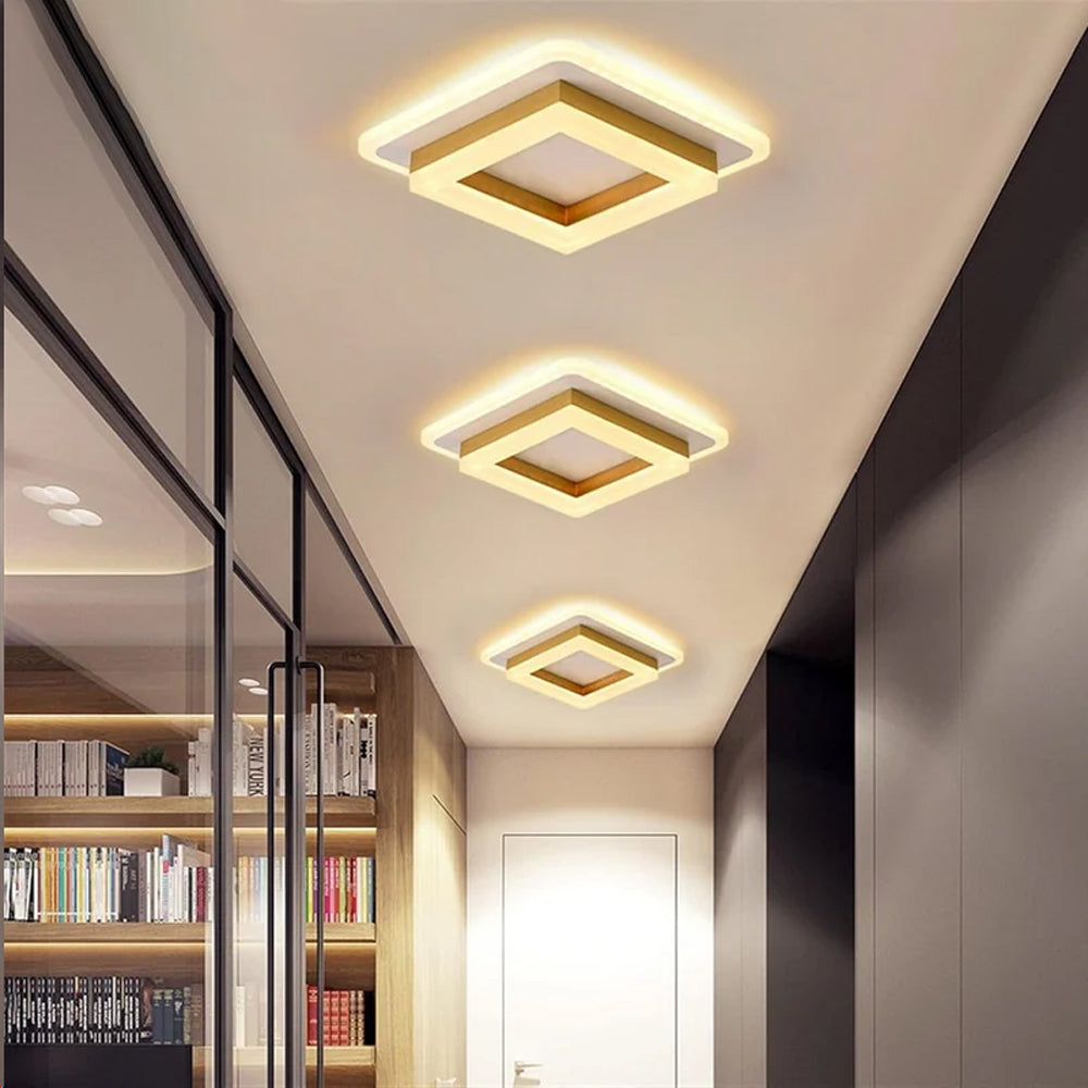 Quadralux | Moderne vierkante LED-plafondlamp voor binnengebruik