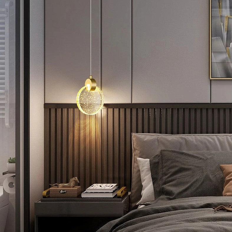 GoldenGlow | Elegante glazen hanglamp