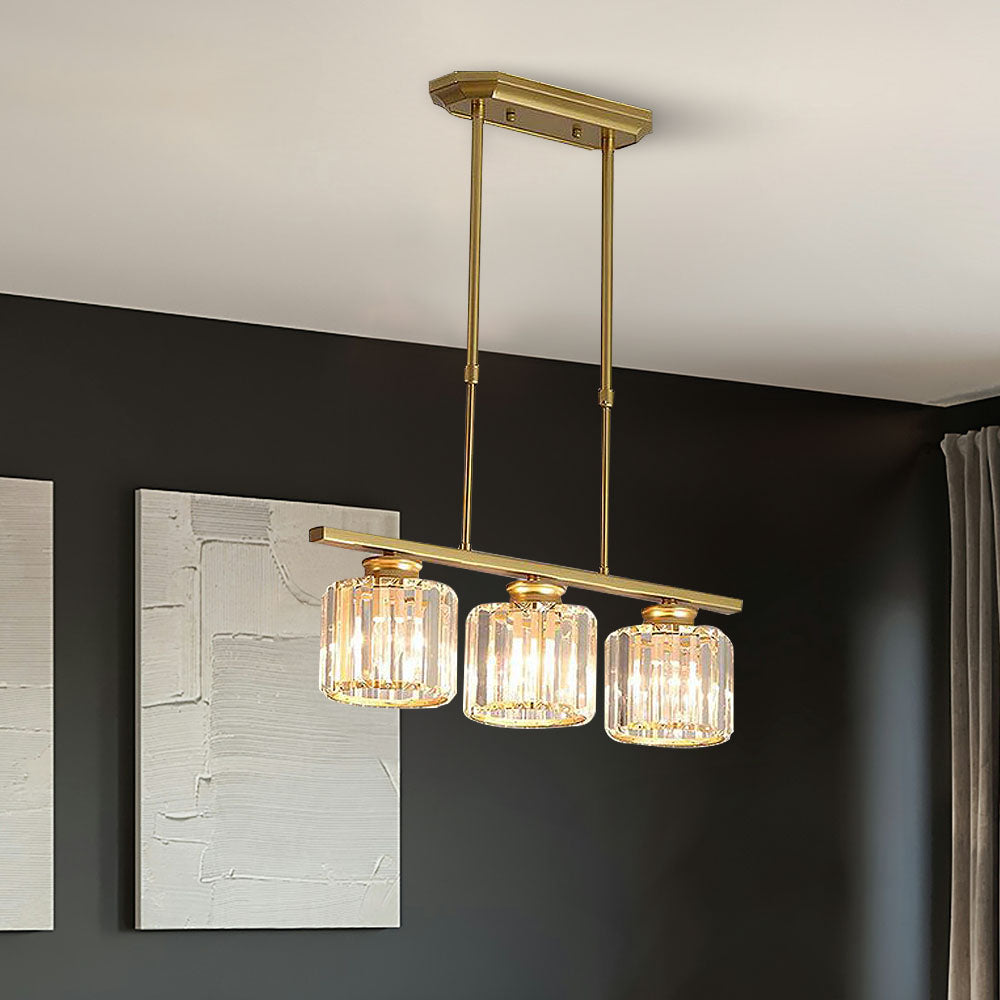LinéaVerre | Noordse Multi-Kop Hanglamp van Glas en Metaal