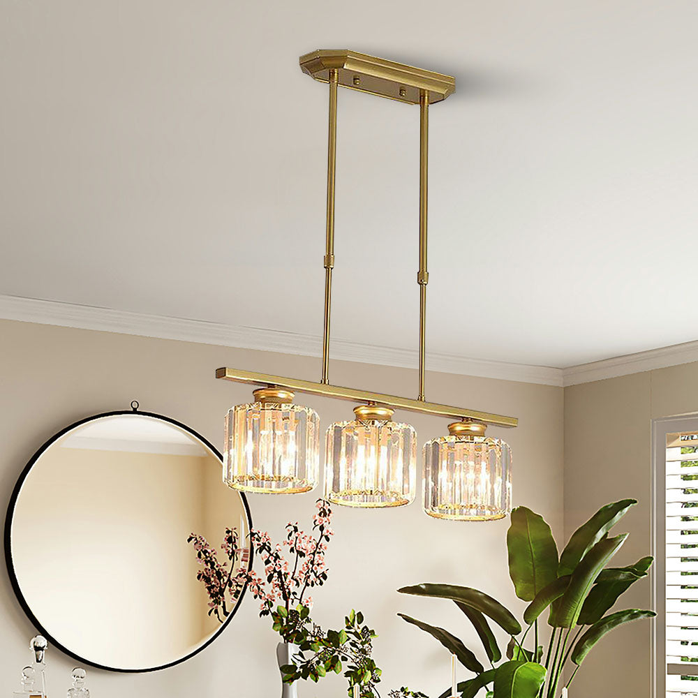 LinéaVerre | Noordse Multi-Kop Hanglamp van Glas en Metaal