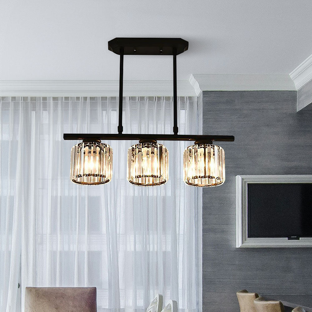 LinéaVerre | Noordse Multi-Kop Hanglamp van Glas en Metaal