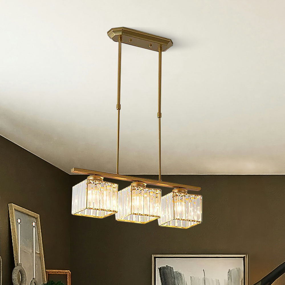 LinéaVerre | Noordse Multi-Kop Hanglamp van Glas en Metaal
