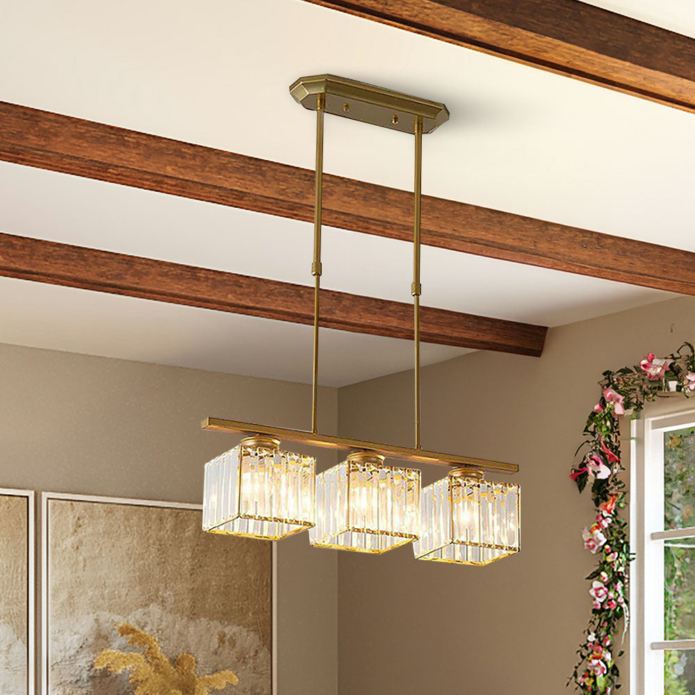 LinéaVerre | Noordse Multi-Kop Hanglamp van Glas en Metaal