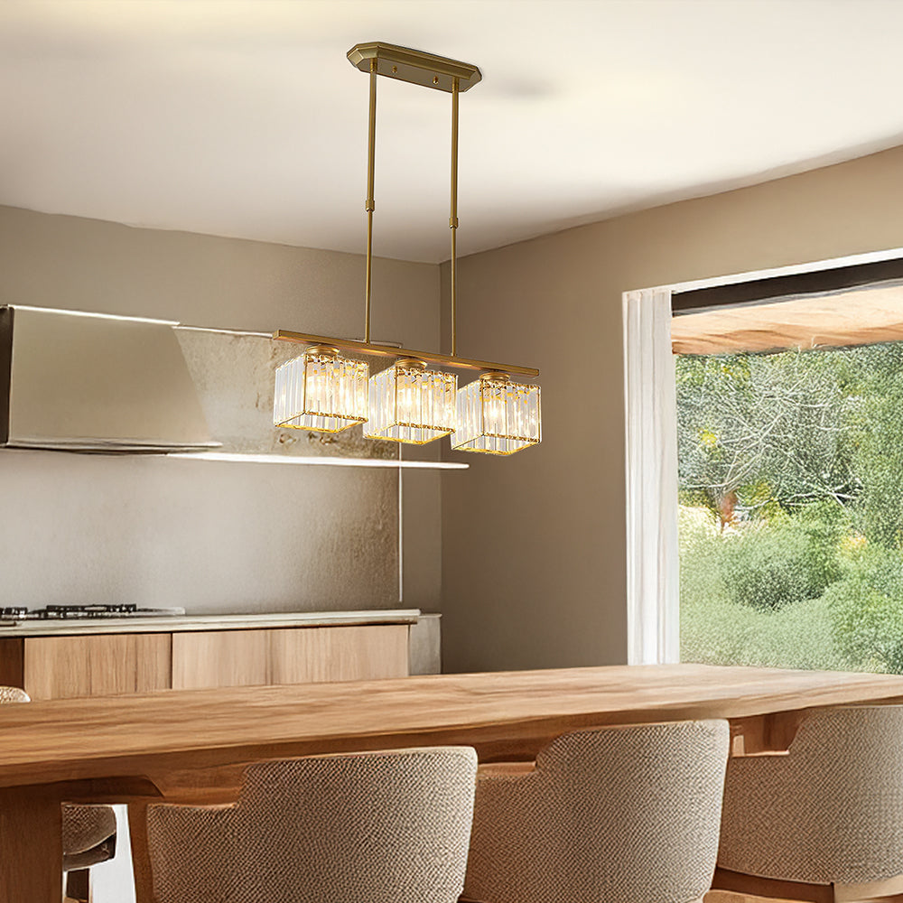LinéaVerre | Noordse Multi-Kop Hanglamp van Glas en Metaal