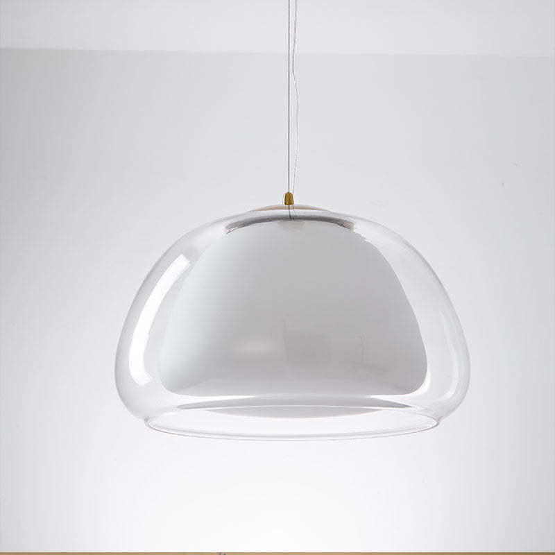 LacteaLuxe – Moderne hanglamp van melkglas