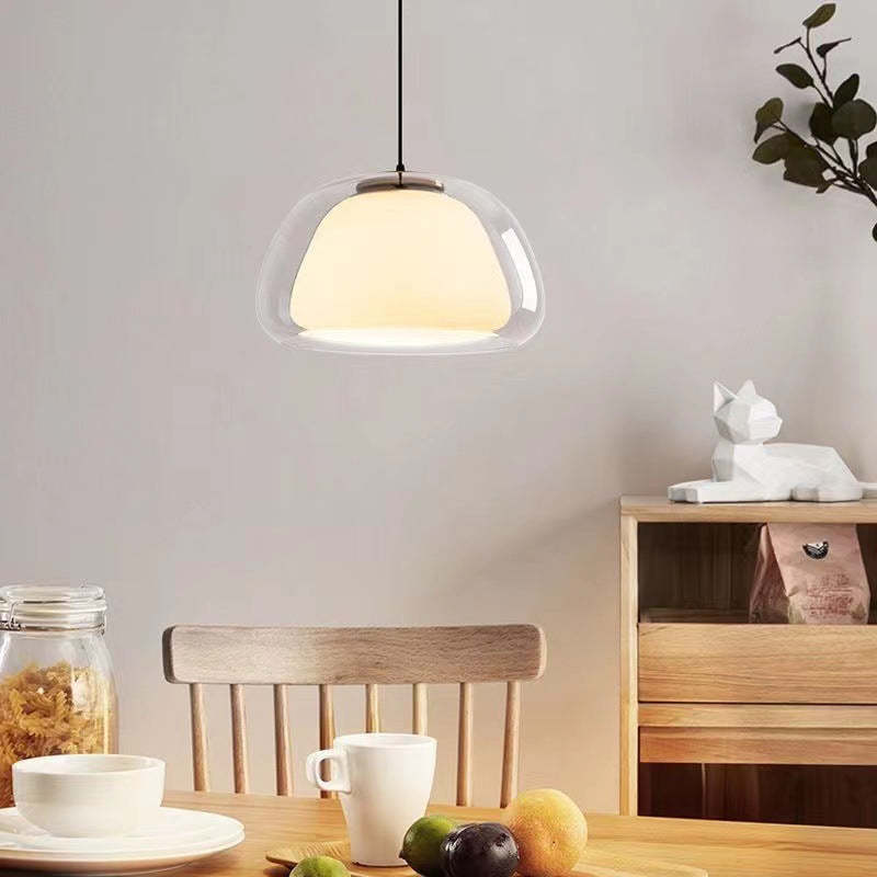 LacteaLuxe – Moderne hanglamp van melkglas