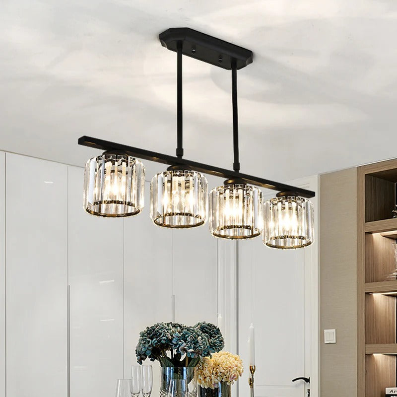 LinéaVerre | Noordse Multi-Kop Hanglamp van Glas en Metaal