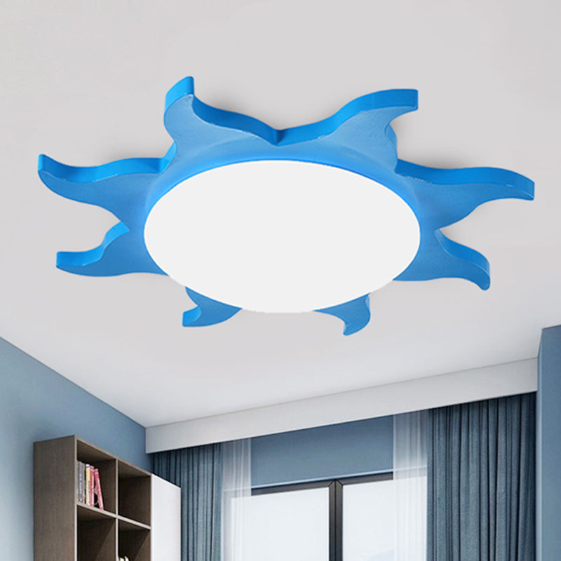 SUNLOOP FUN – LED plafondlamp van hout voor kinderen