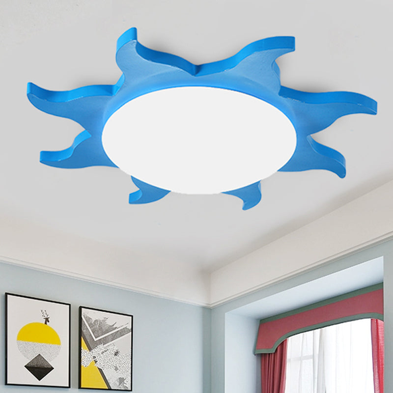 SUNLOOP FUN – LED plafondlamp van hout voor kinderen