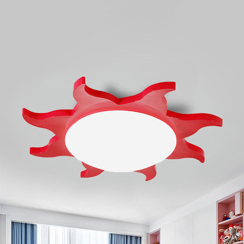 SUNLOOP FUN – LED plafondlamp van hout voor kinderen