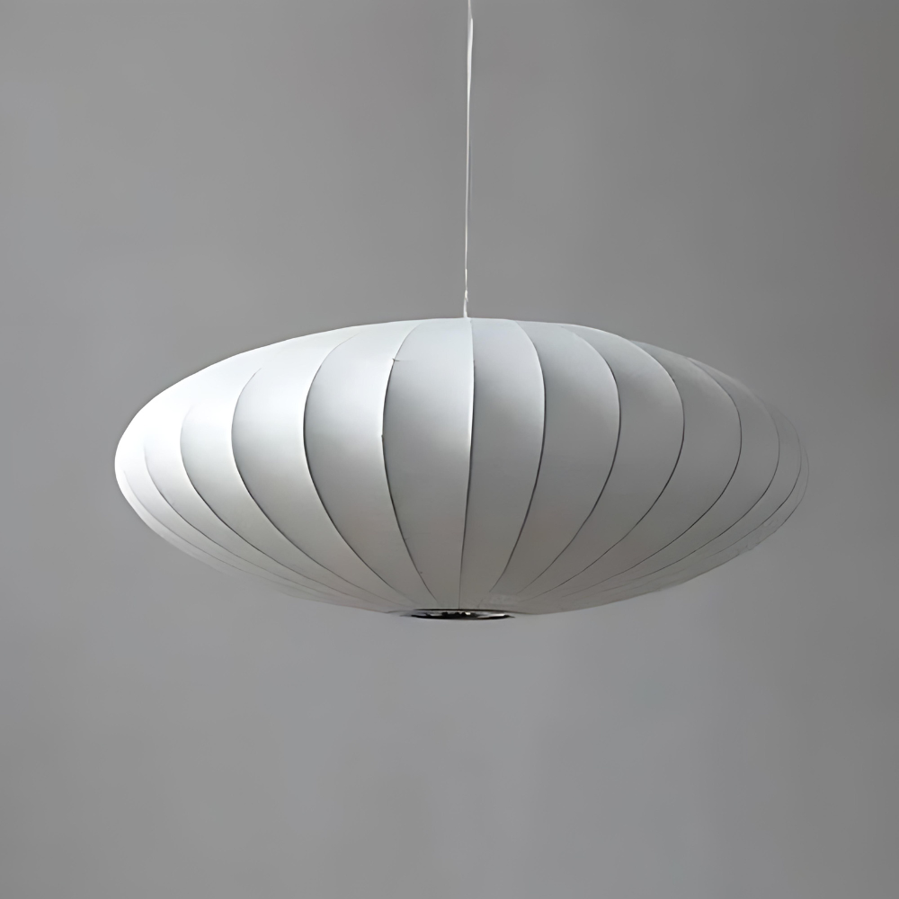 Silkure | Elegante plafondlamp van zijde en metaal