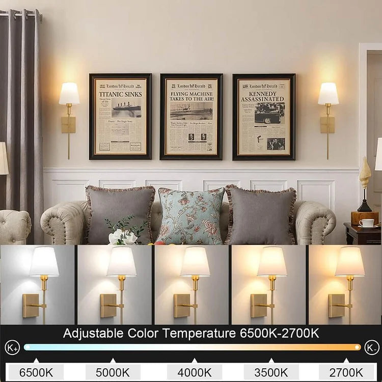 NomadLuxe – Oplaadbare Draadloze Wandlamp