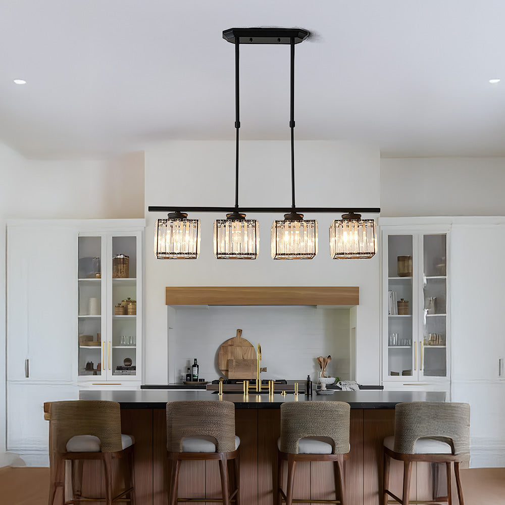 LinéaVerre | Noordse Multi-Kop Hanglamp van Glas en Metaal