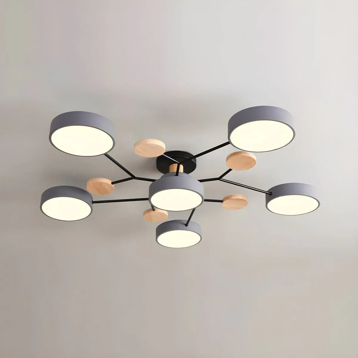 CircuLux | Plafondlamp LED Hedendaags Half-Ingebouwd in IJzer