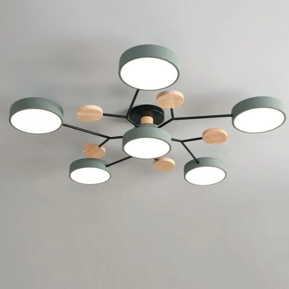 CircuLux | Plafondlamp LED Hedendaags Half-Ingebouwd in IJzer