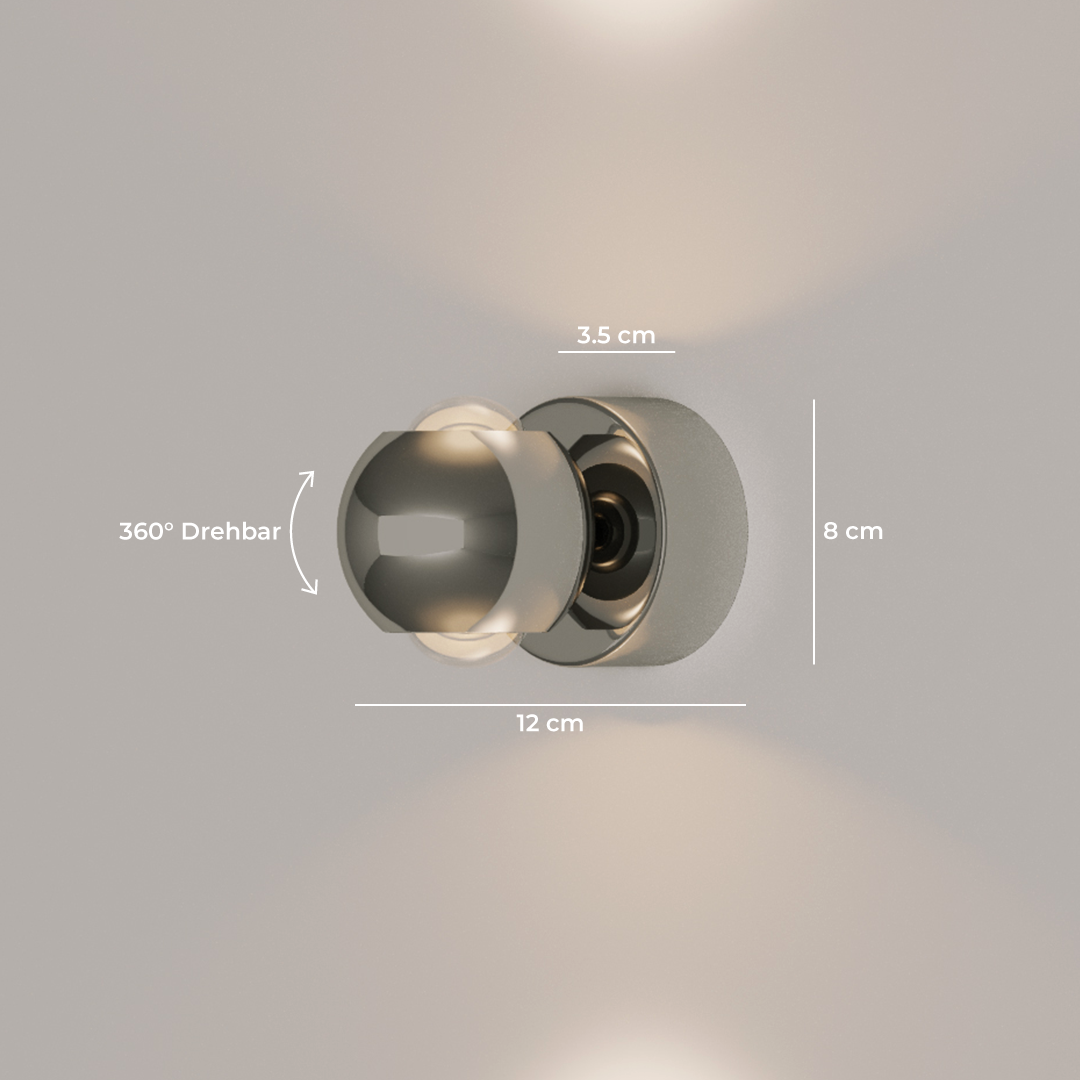 GlowSphere – verfijnde en aanpasbare wandverlichting