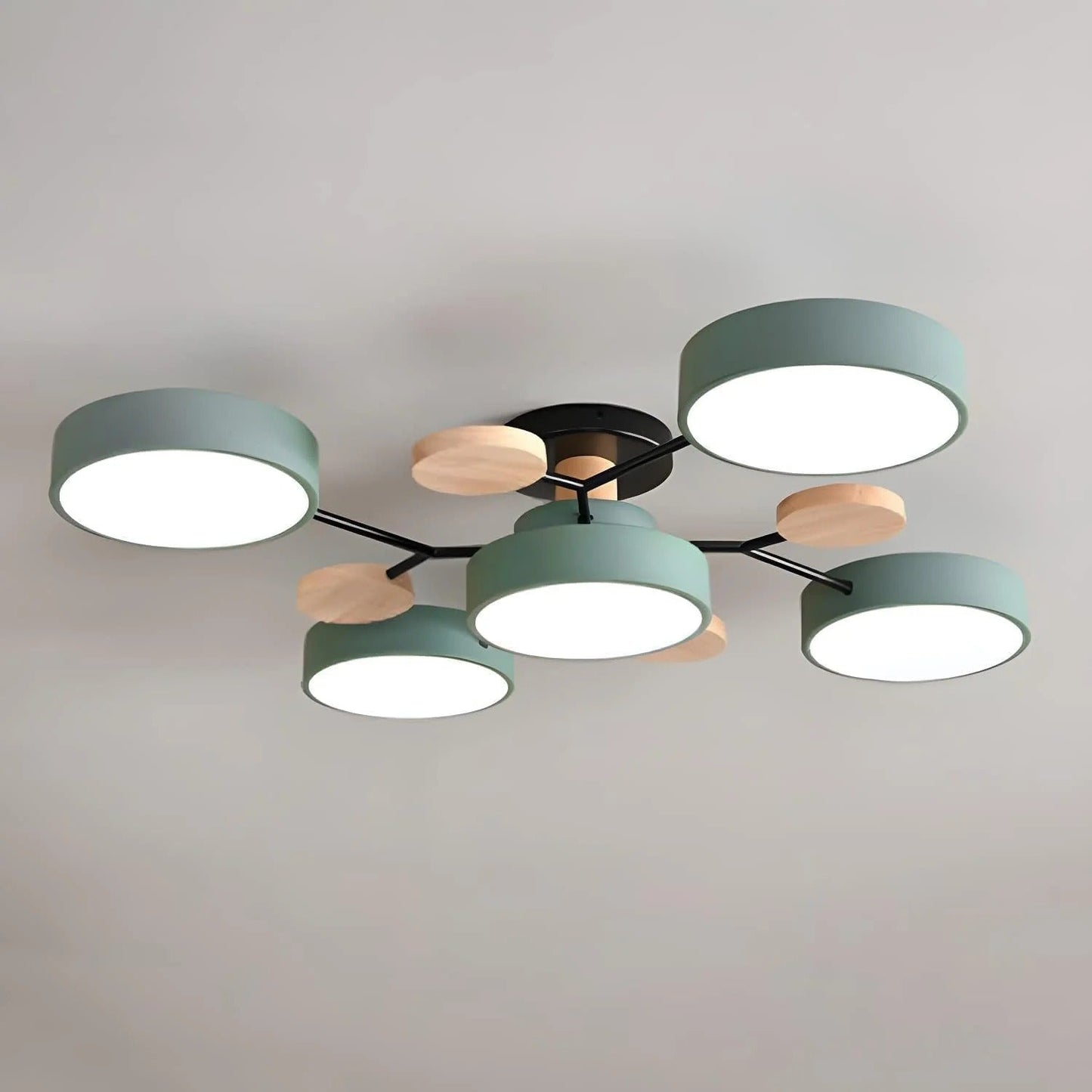 CircuLux | Plafondlamp LED Hedendaags Half-Ingebouwd in IJzer
