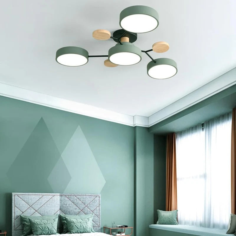 CircuLux | Plafondlamp LED Hedendaags Half-Ingebouwd in IJzer