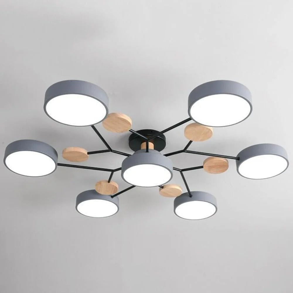 CircuLux | Plafondlamp LED Hedendaags Half-Ingebouwd in IJzer