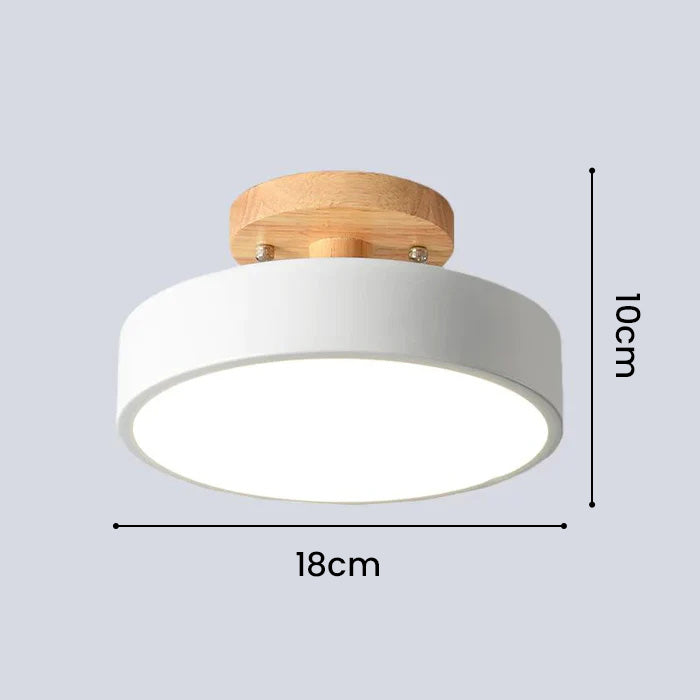 Colora | Plafonnier LED Semi-Encastré aux Finitions Colorées