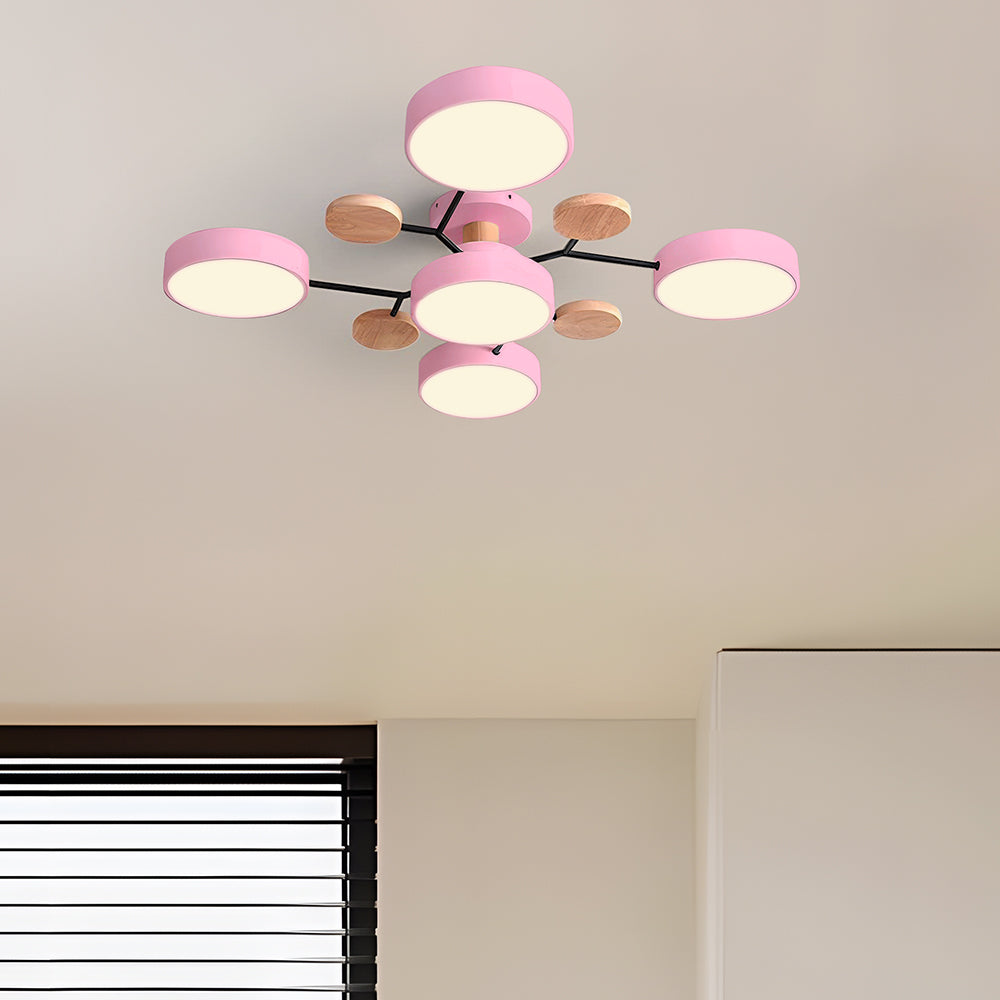 CircuLux | Plafondlamp LED Hedendaags Half-Ingebouwd in IJzer