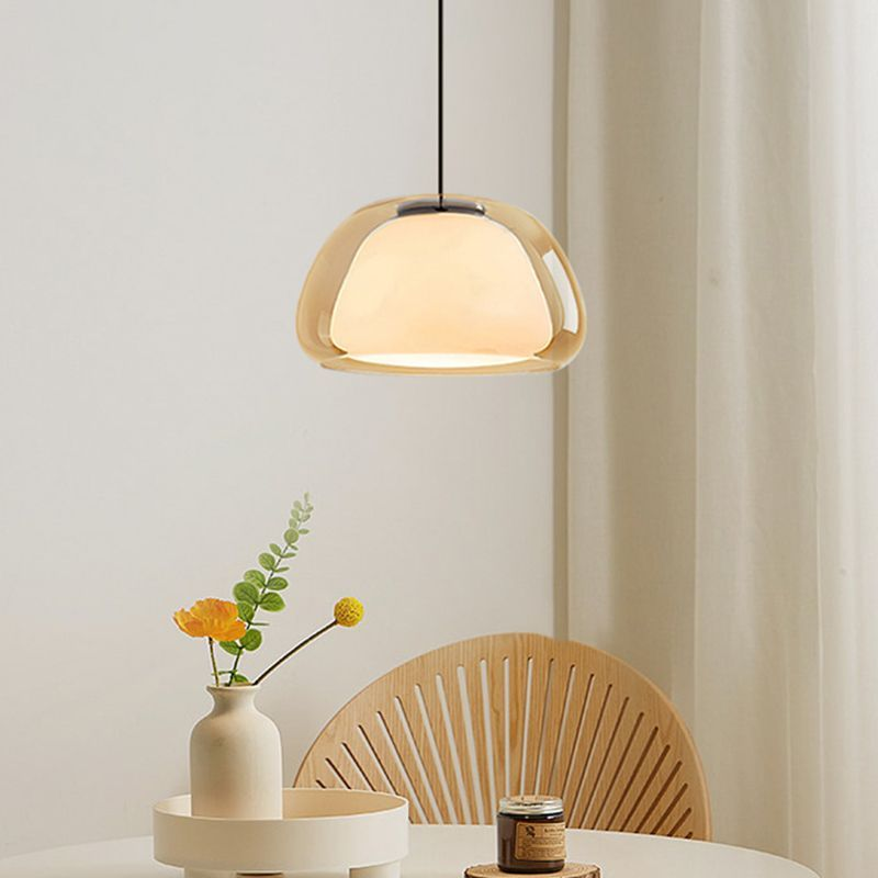 LacteaLuxe – Moderne hanglamp van melkglas