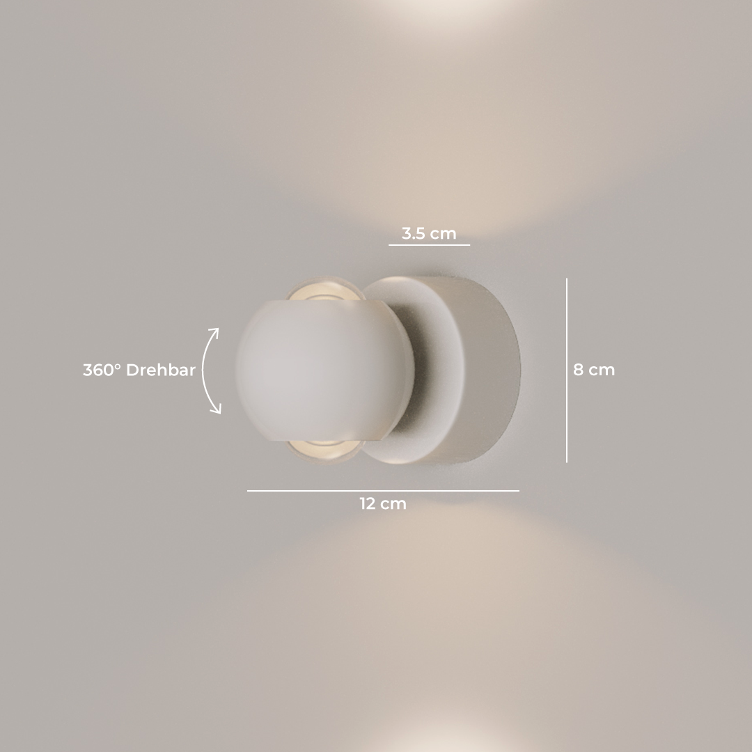 GlowSphere – verfijnde en aanpasbare wandverlichting