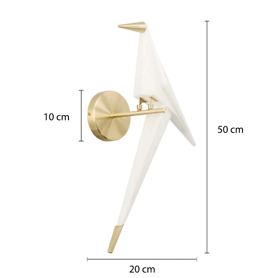 AeroPlume – Moderne vogel design wandlamp