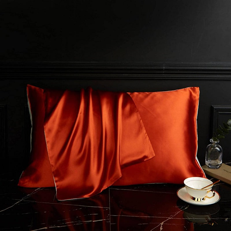 VELVORA SILK – Taie d'oreiller en soie de mûrier et Tencel